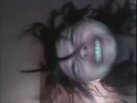 Brunette teen cries and moans while getting hard fucked